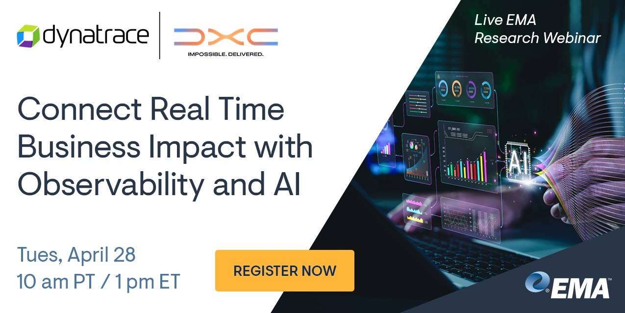 [WEBINAR] Connect Real Time Business Impact with Observability and AI